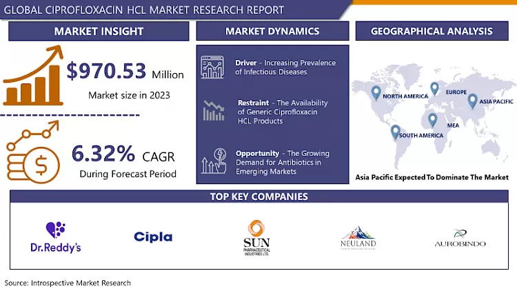 Ciprofloxacin HCl Market - Overview And Outlook By (2024–2032)
