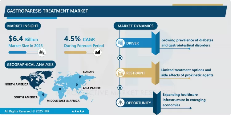 Gastroparesis Treatment Market - Trends, Size & Outlook (2024-2032)