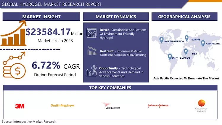 Hydrogel Market-Comprehensive Study Report & Recent Trends