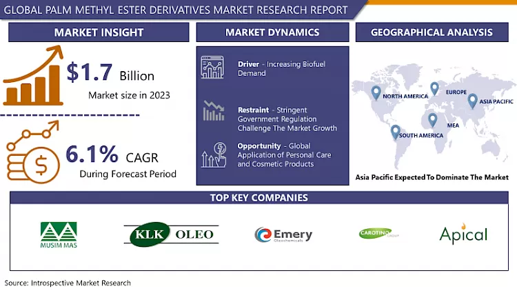 Palm Methyl Ester Derivatives Market: Insights On Industry Growth